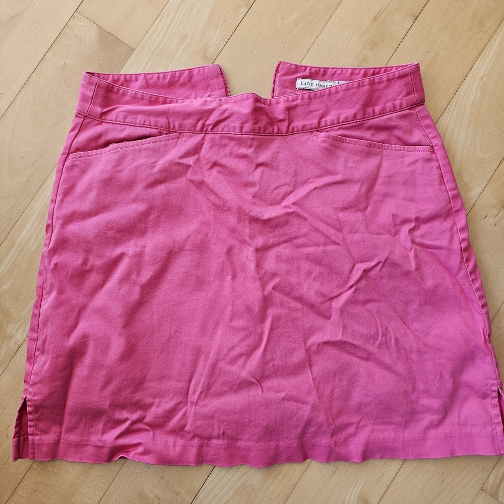 Lady Hagen Pink Golf Skort sz 2